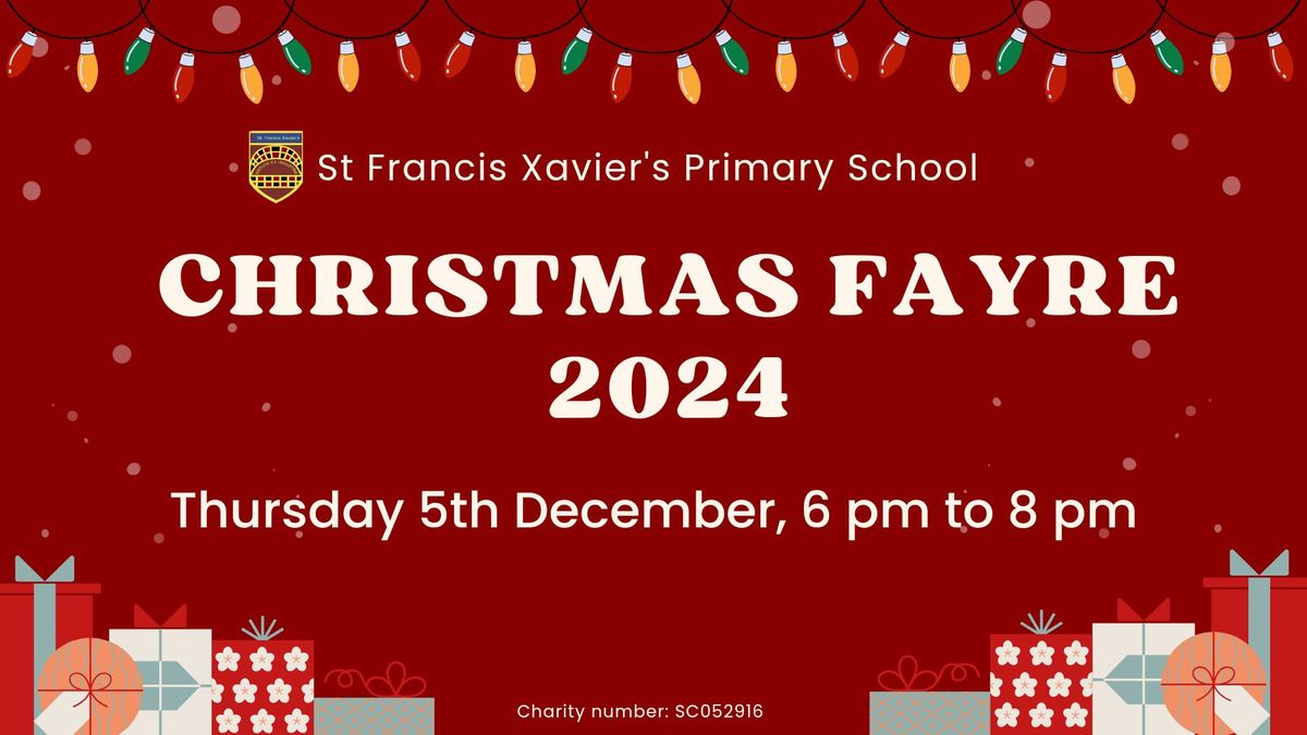 St Francis Xavier's Christmas Fayre 2024