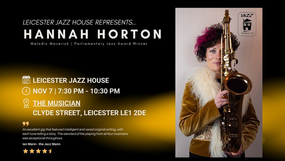 Hannah Horton at Leicester Jazz Club