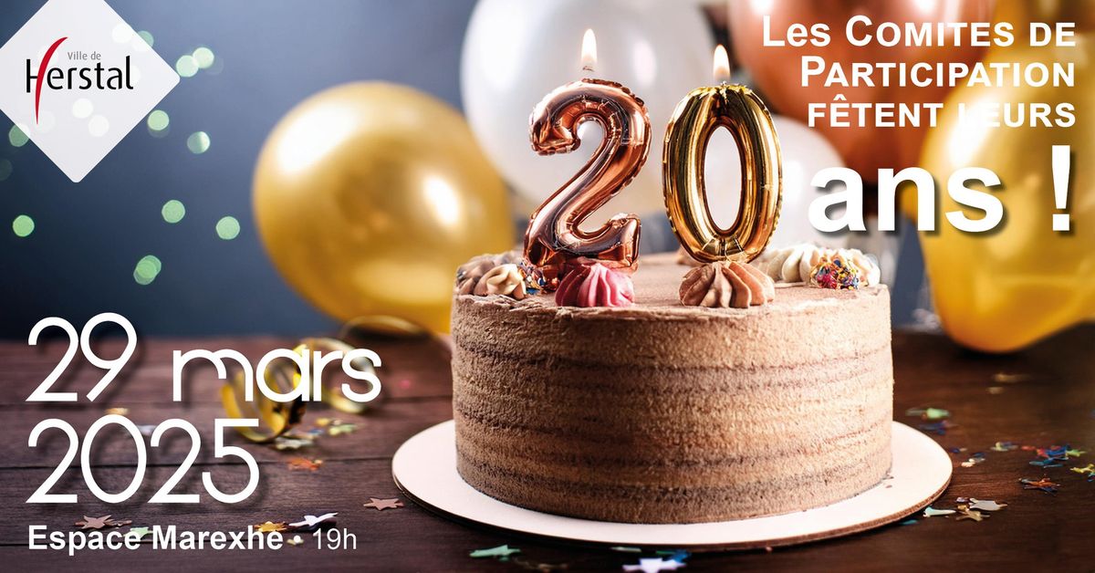 20 ans des Comit\u00e9s de participation de Herstal 