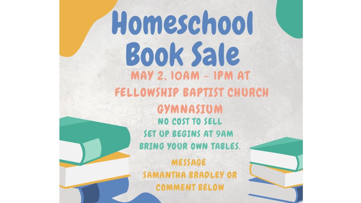 MOV Homeschool Curriculum and Book Sale!