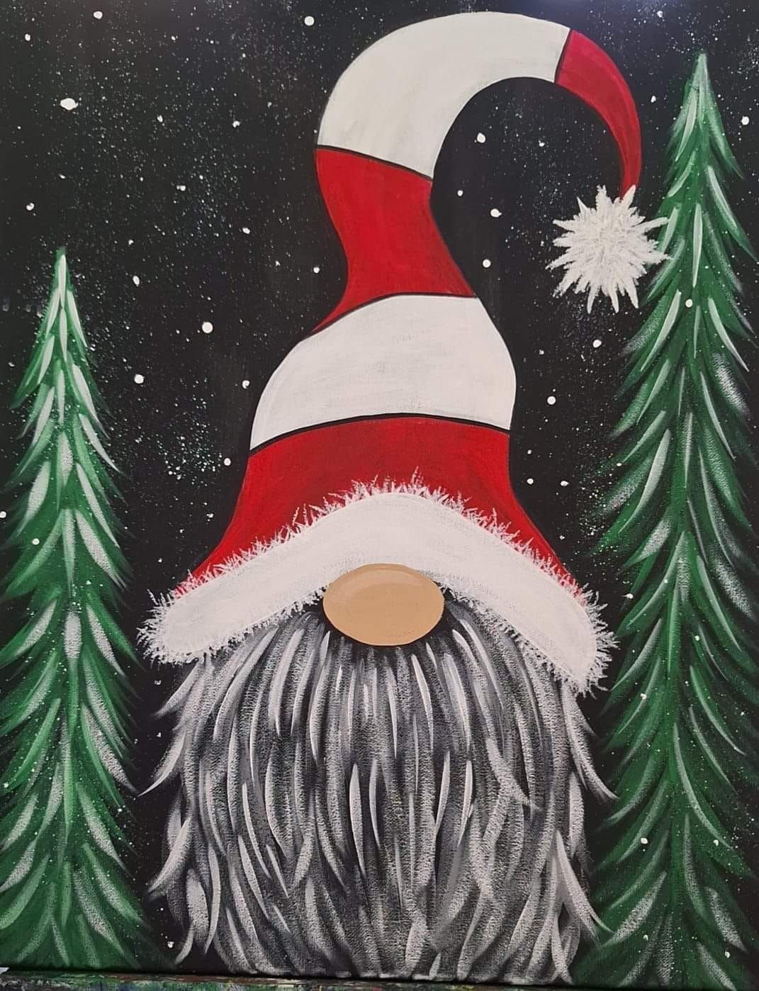 Pressbox Christmas Paint night 