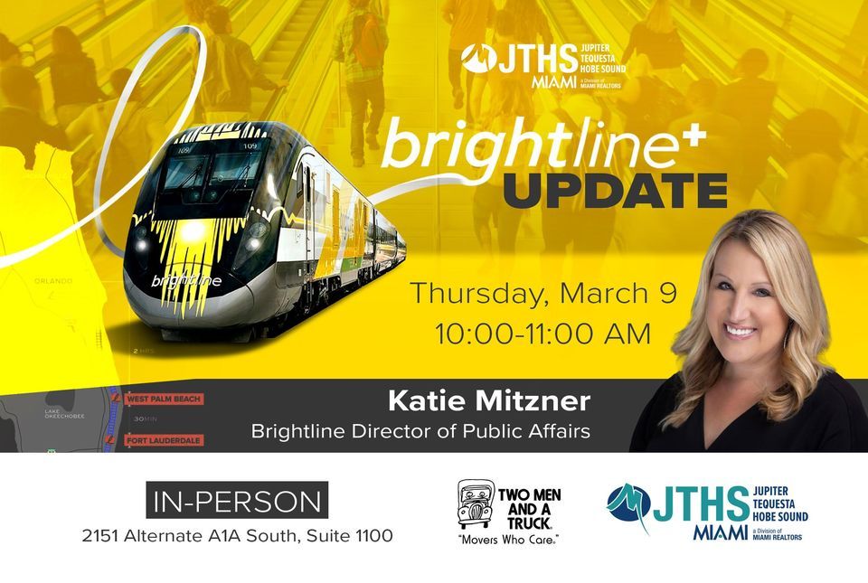 Brightline Update, JTHS MIAMI, Jupiter, 9 March 2023