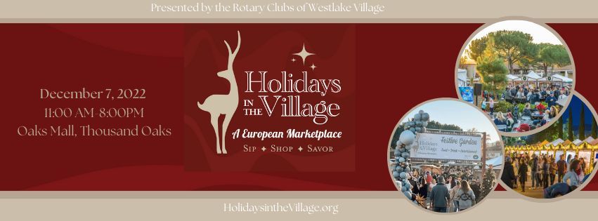 Holidays in the Village. A European Marketplace.