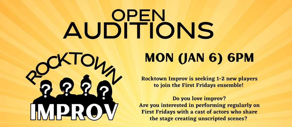 Open Auditions