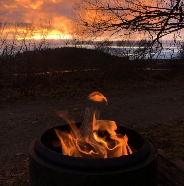 CraneOutdoors: Sunset Hike to Cedar Point with Firepits