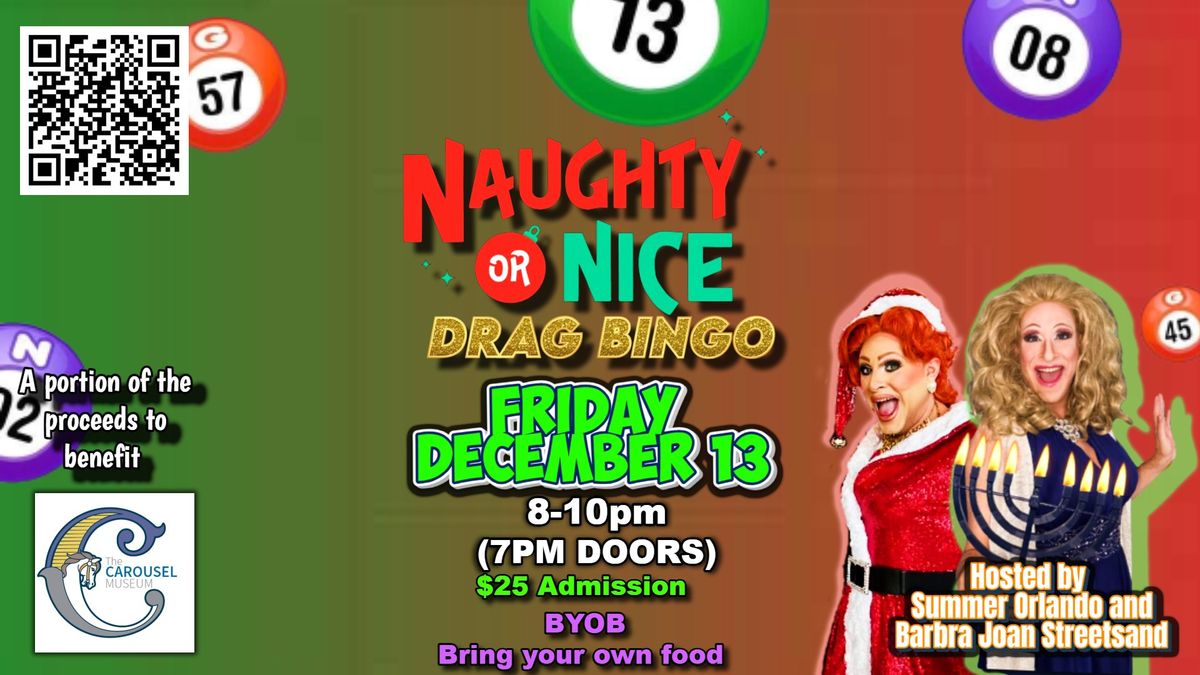 Naughty or Nice Drag Bingo