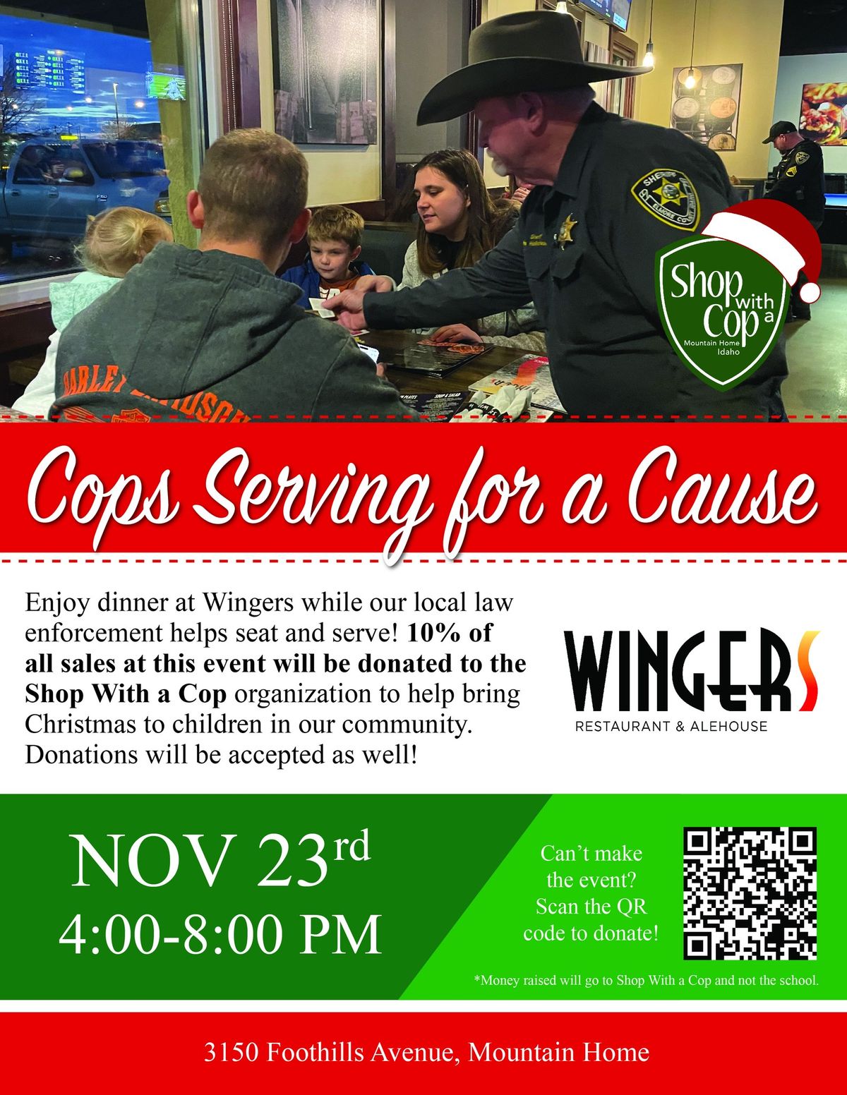 Cops Serving for a Cause \ud83d\udc6e\u200d\u2642\ufe0f\ud83d\udc6e\u200d\u2640\ufe0f\ud83c\udf7d\ufe0f