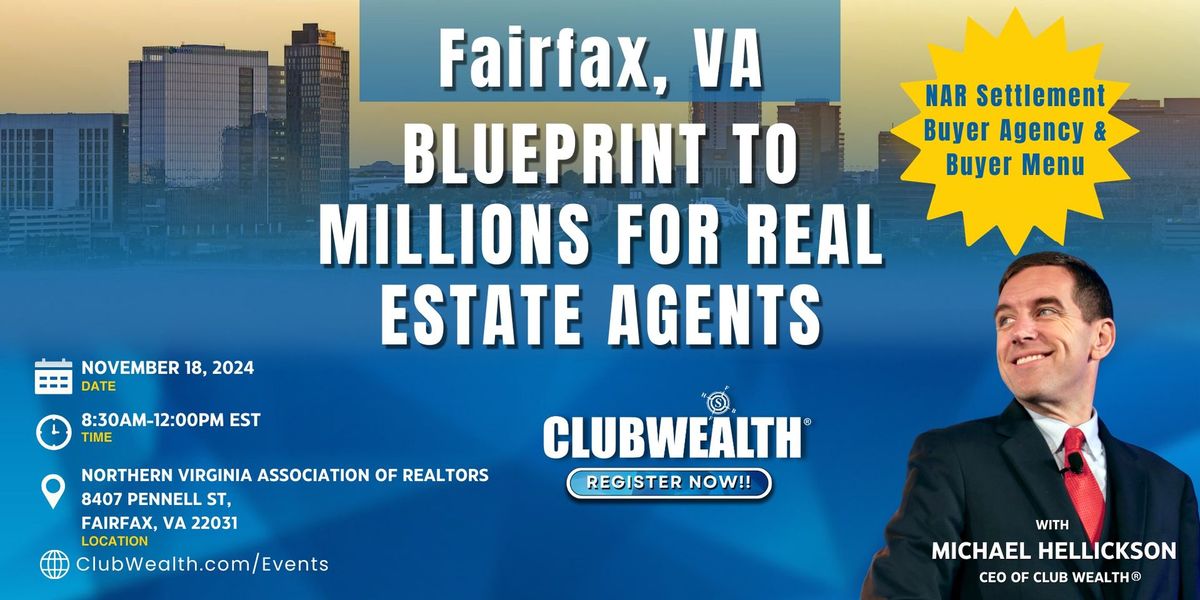 Blueprint to Millions for Real Estate Agents | Fairfax, VA