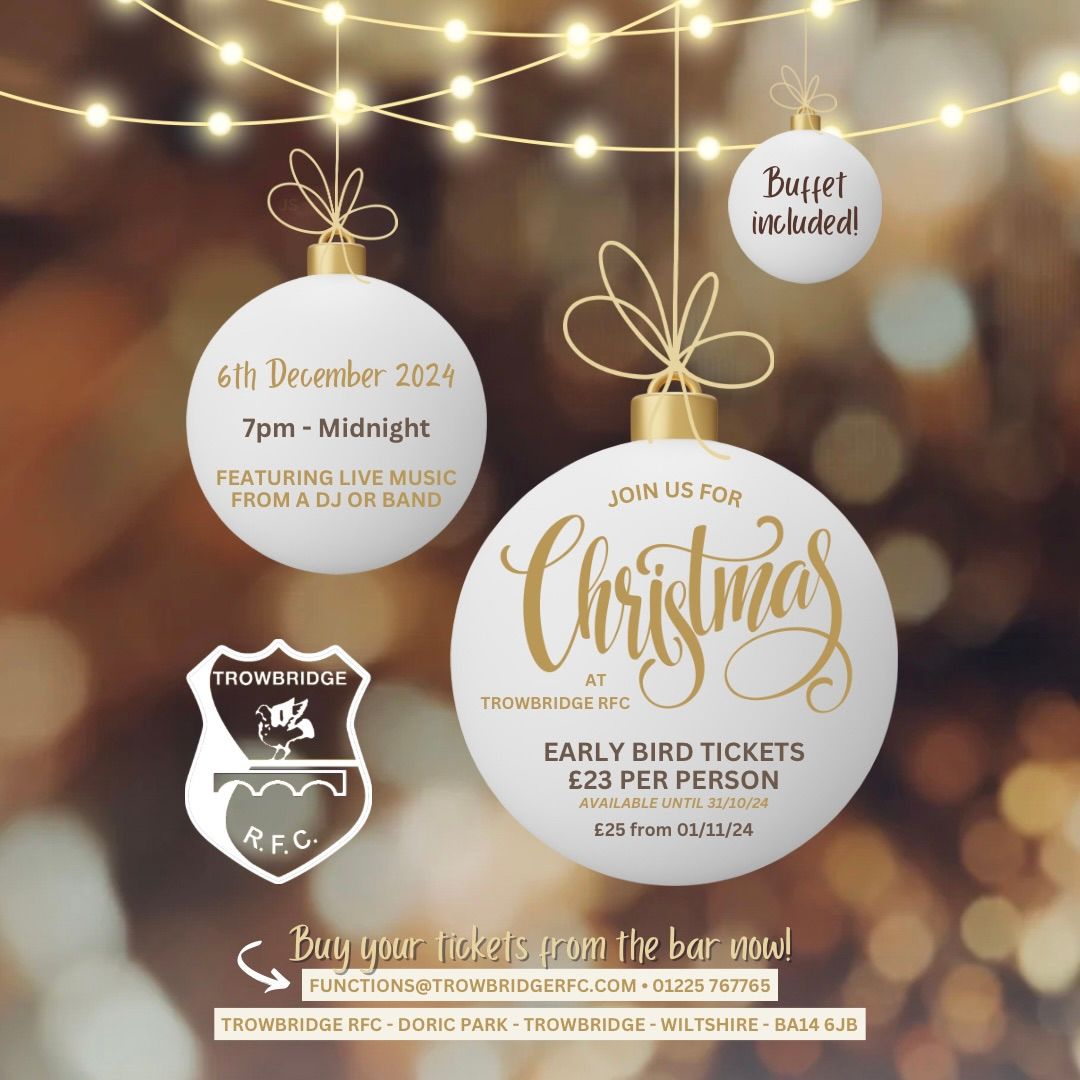 Christmas Parties at TRFC - 6th Dec