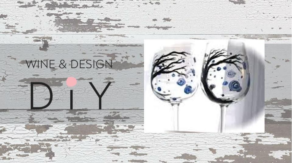 Winter Wine Glasses Set Of 2