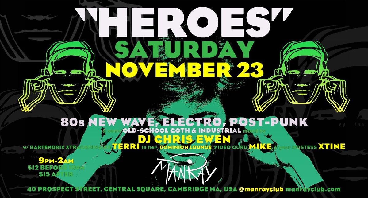 HEROES Saturday November 23rd