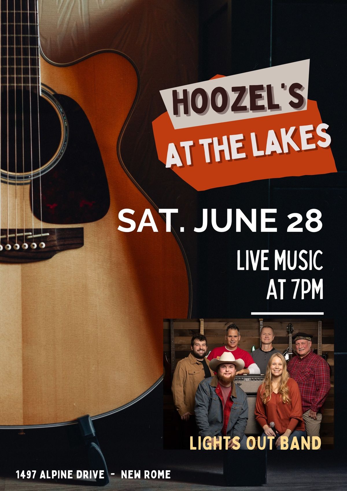 Hoozels at The Lakes | Lights Out Band 