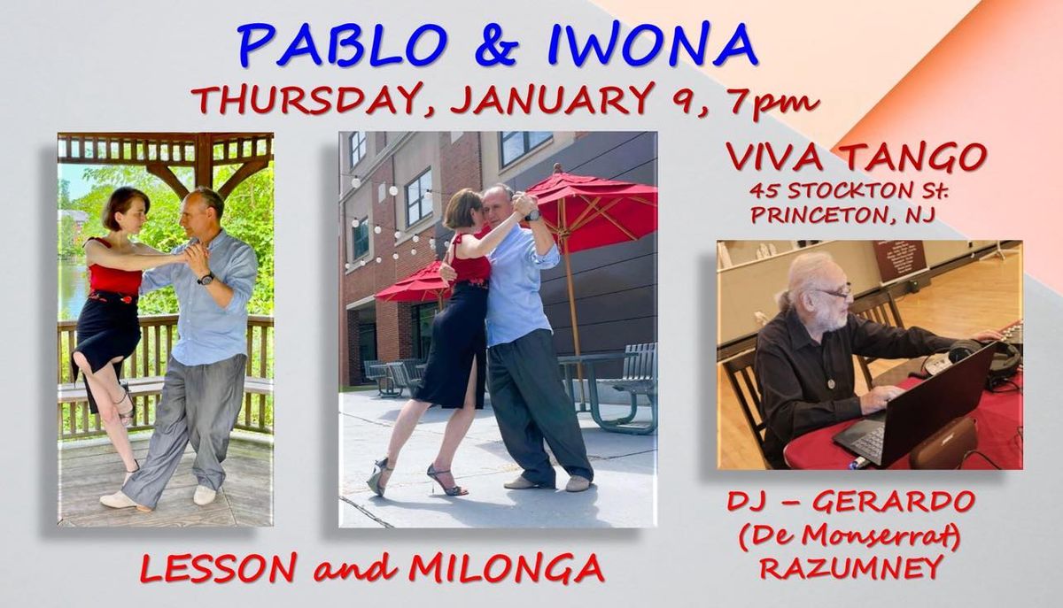 MILONGA WITH PABLO AND IWONA, DJ GERARDO RAZUMNEY