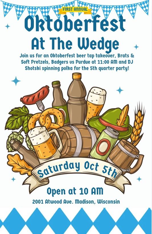 First annual Oktoberfest at The Wedge!