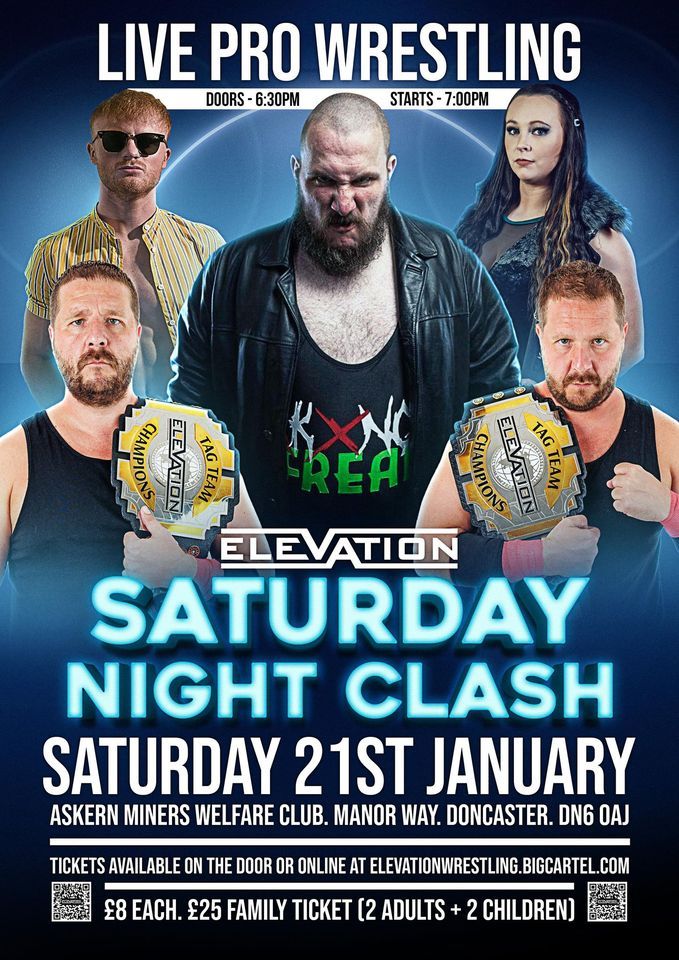 Saturday Jan 21st 2023 - Askern Miners Welfare Club Event