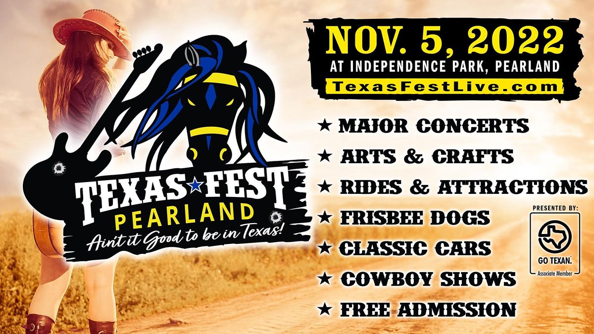 TexasFest Pearland (Houston) at Independence Park - Nov. 5th, 2022