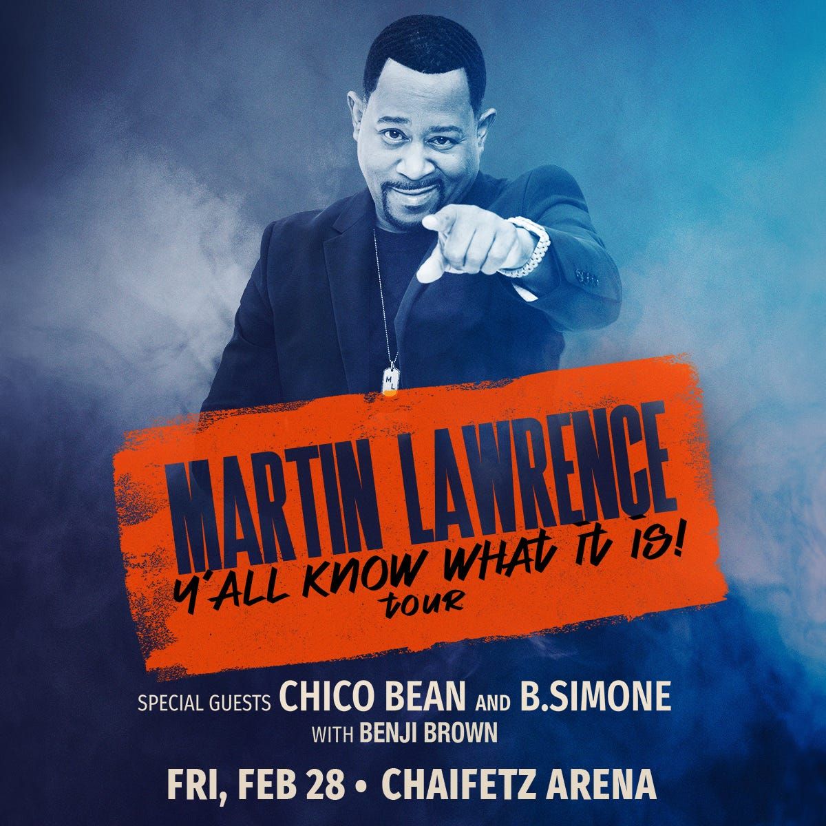 Martin Lawrence with Chico Bean and B. Simone