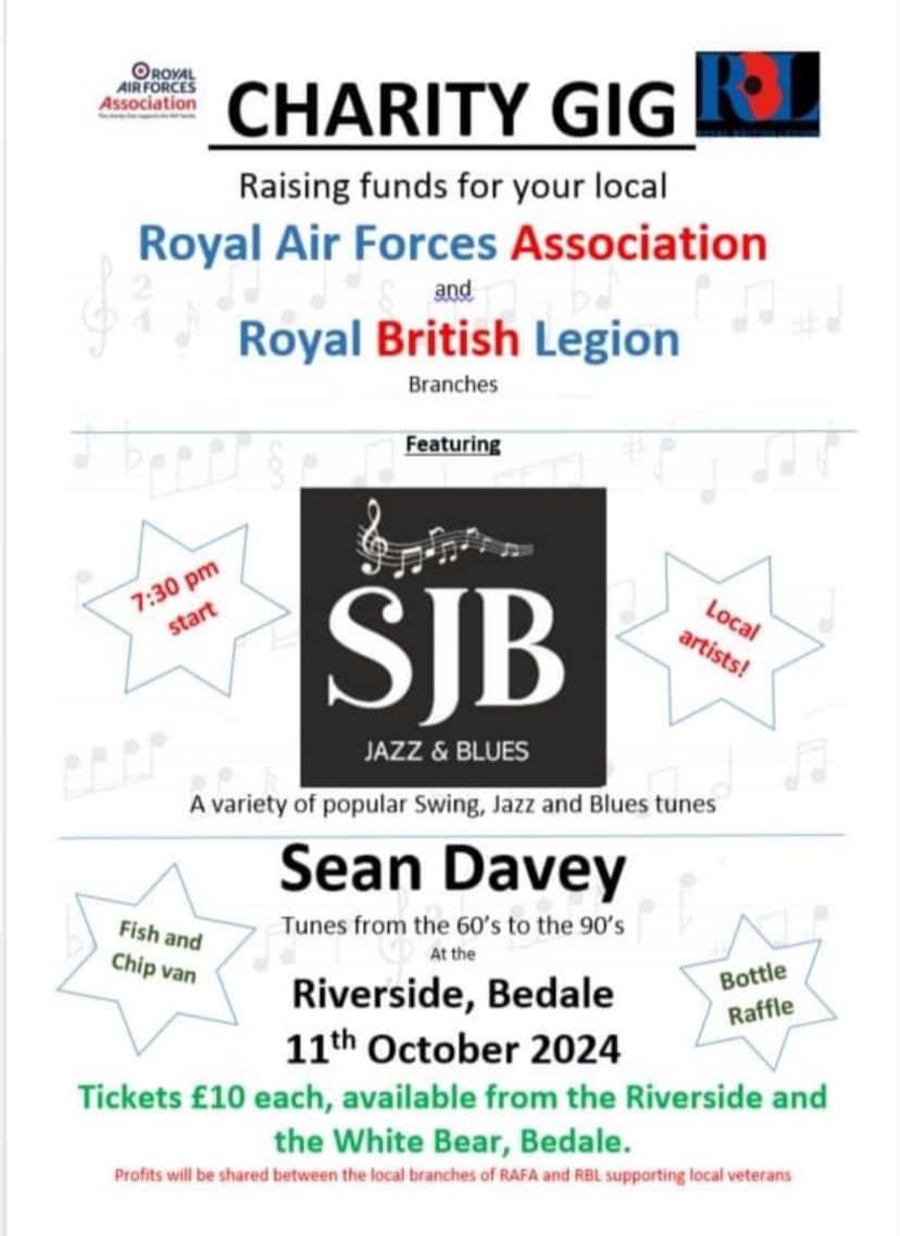 RAF & RBL charity night !!!