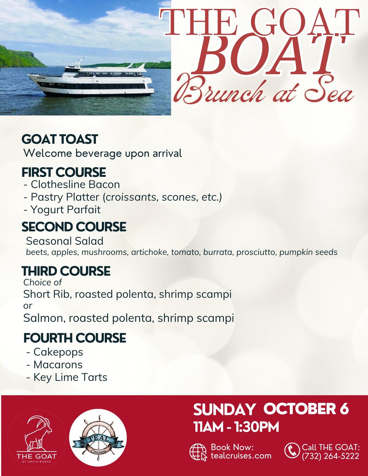 THE GOAT BOAT: Brunch at Sea with Chef David Burke