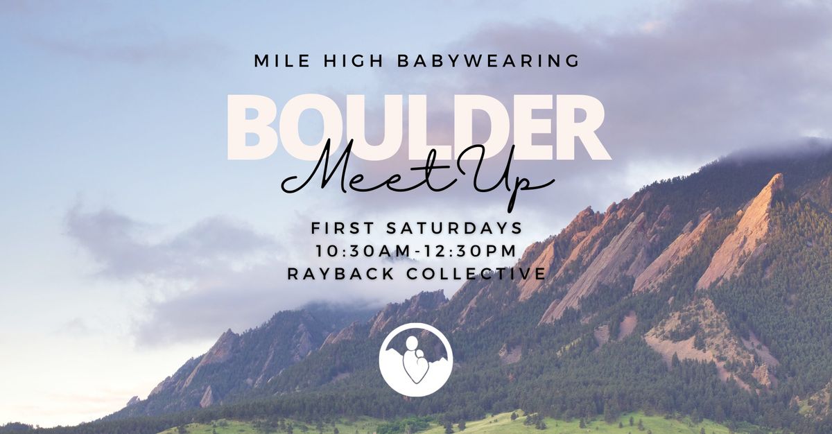 October Boulder Babywearing Meet Up