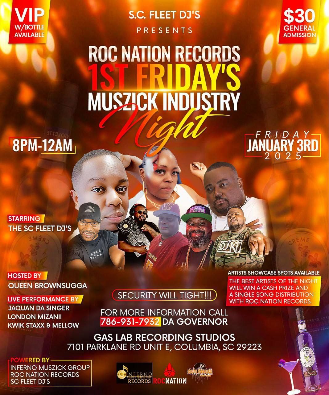 ROC Nation Records Music Industry Night