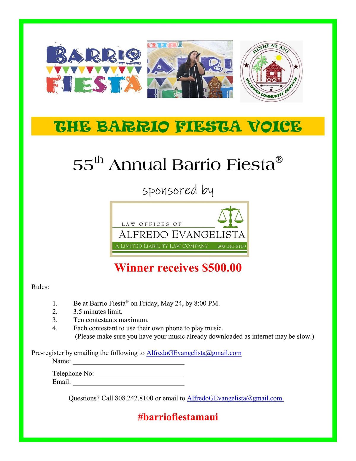 The Barrio Fiesta Voice\u00ae