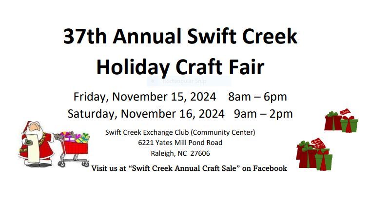 37th Annual Swift Creek Annual Craft Sale