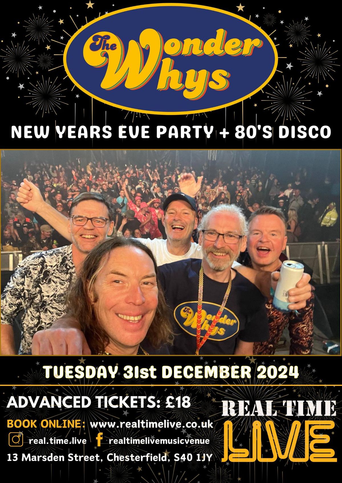 The Wonderwhys - New Years Eve Party + 80s Disco