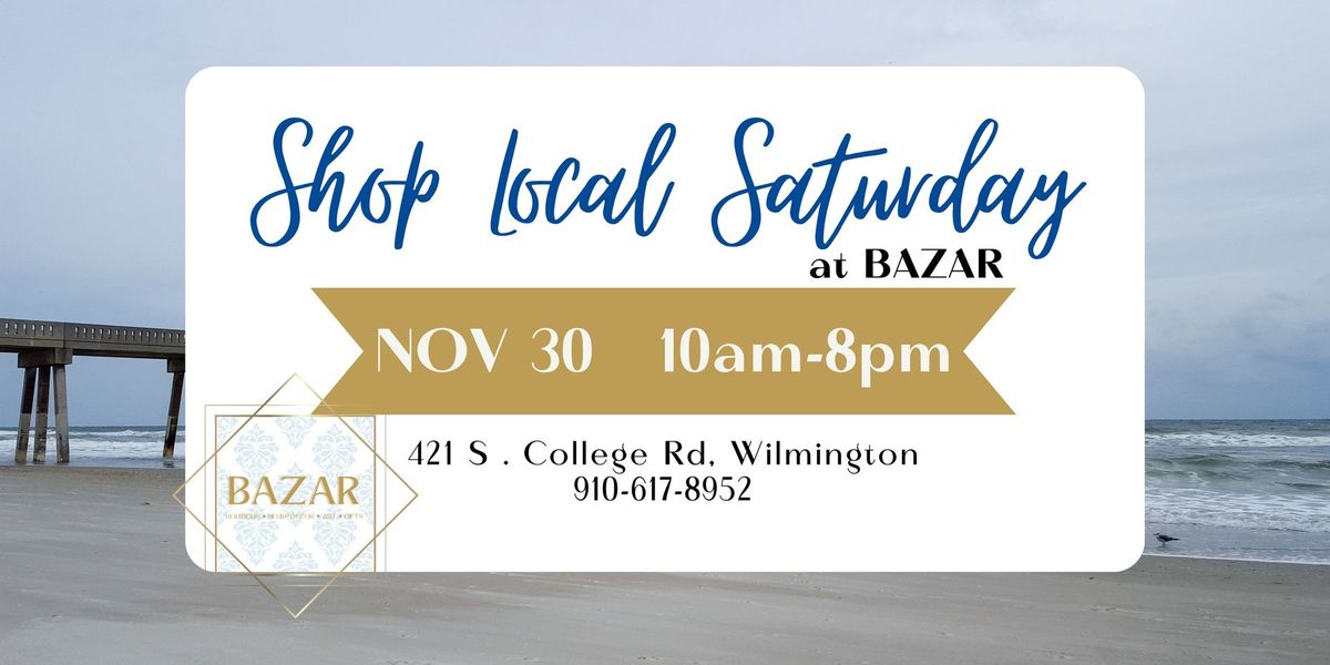 Shop Local Saturday