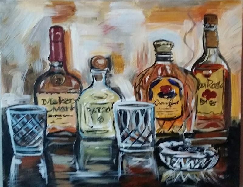 Bar Cart | National Bourbon Day