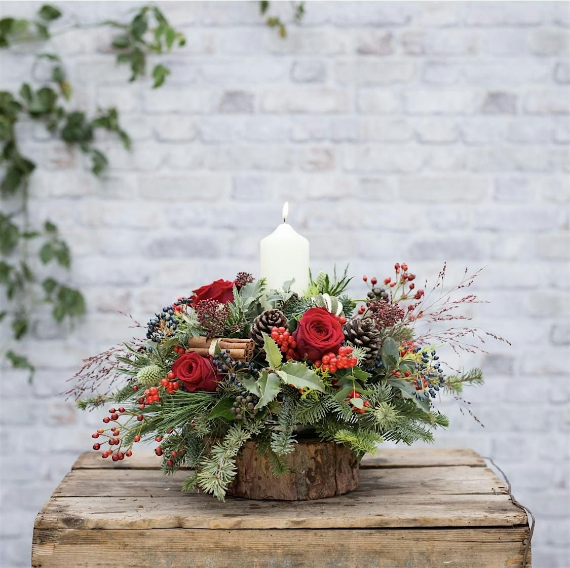 Festive table arrangement masterclass