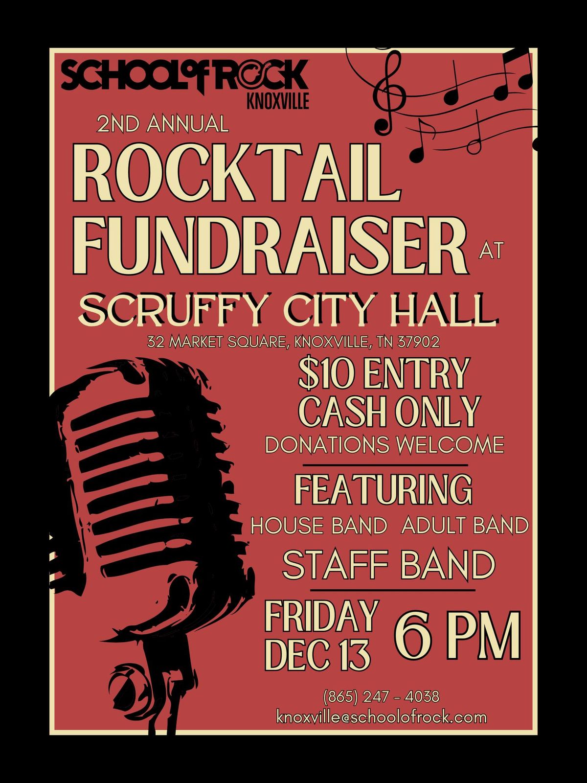 2nd Annual Rocktail Fundraiser