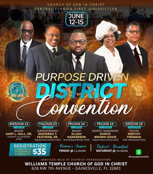 Purpose Driven District Convention 