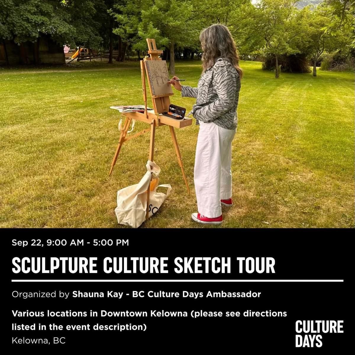 BC Culture Days - Sculpture Culture Sketch Tour