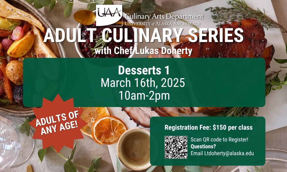 Adult Culinary Series: Desserts 1