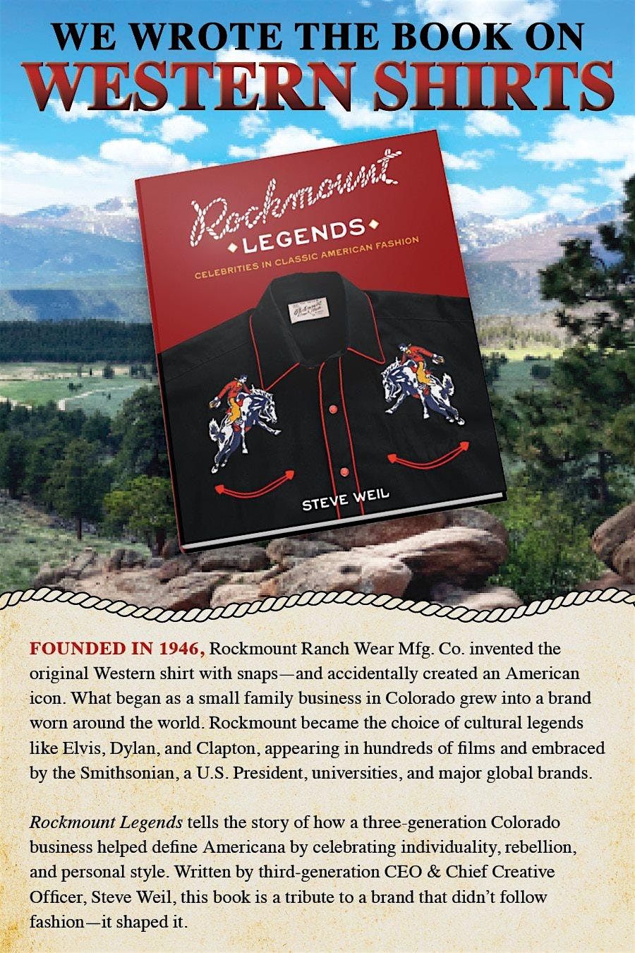 Local Author Event: Steve Weil, Author of Rockmount Legends