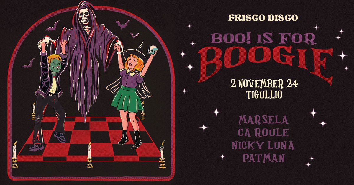 BOO IS FOR BOOGIE