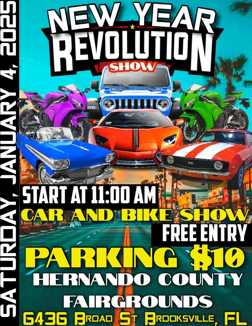 THE NEW YEAR REVOLUTION SHOW FREE ENTRY JUST PAY THE PARKING SPOT 