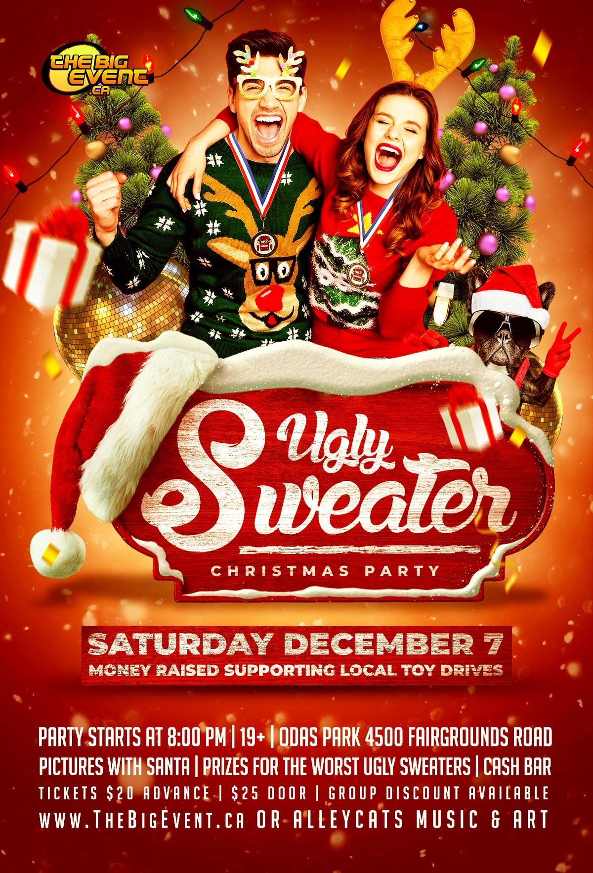 Ugly Christmas Sweater Dance Party