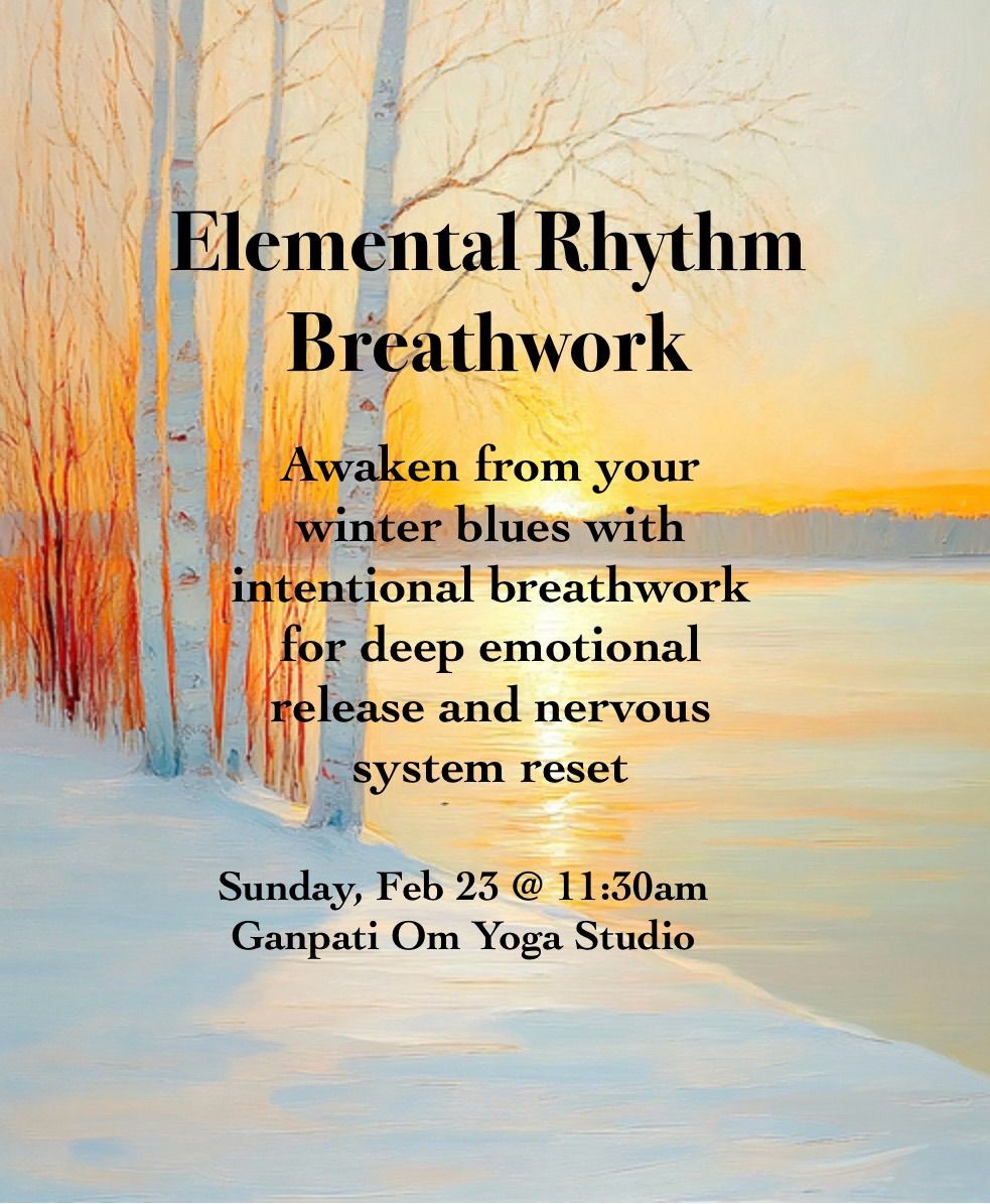 Elemental Rhythm \u2018Flow\u2019 Breathwork with Lisa