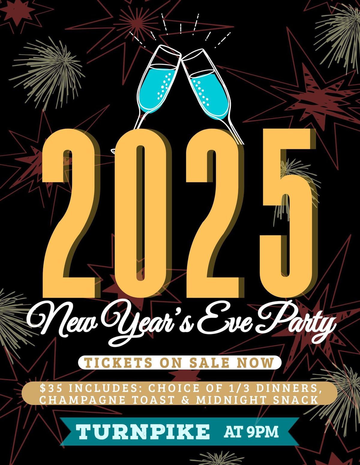 New Year\u2019s Eve at The Well Pub with Turnpike!