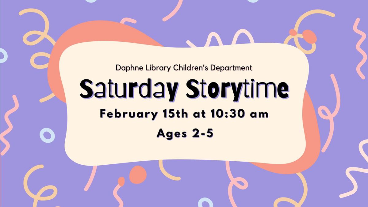 Saturday Storytime