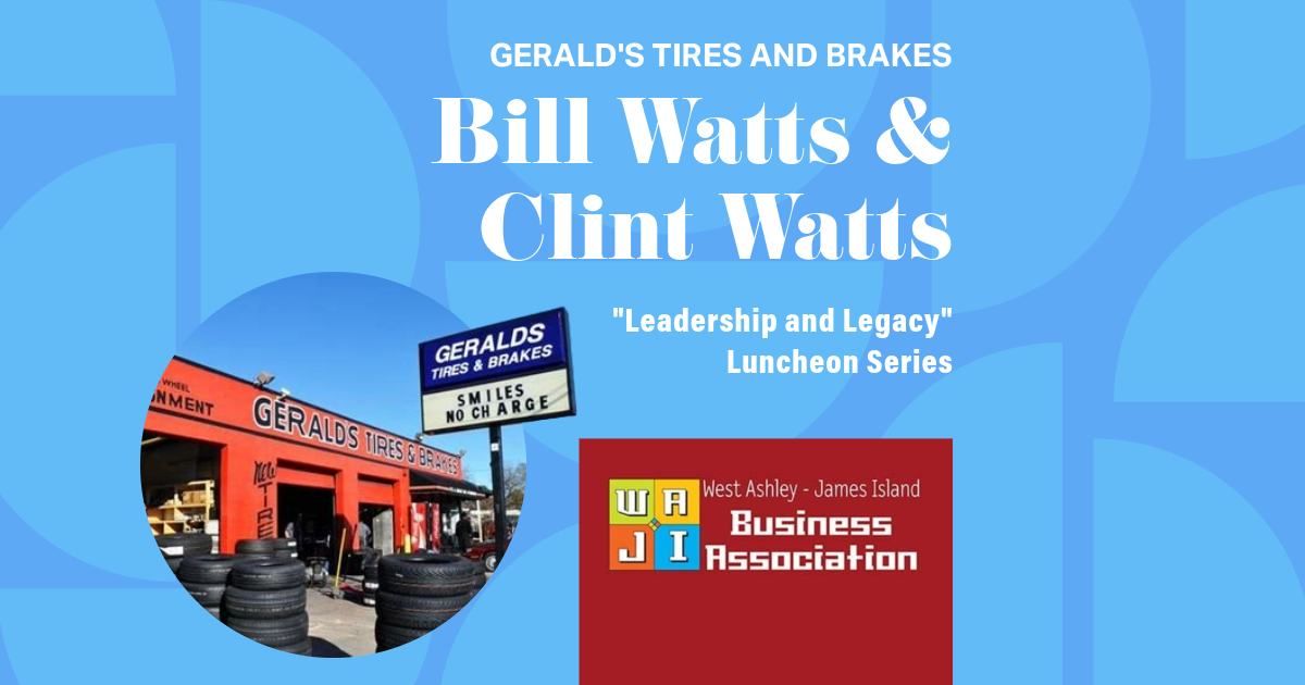 WAJIBA June Lunch: Bill Watts & Clint Watts, Geralds Tires