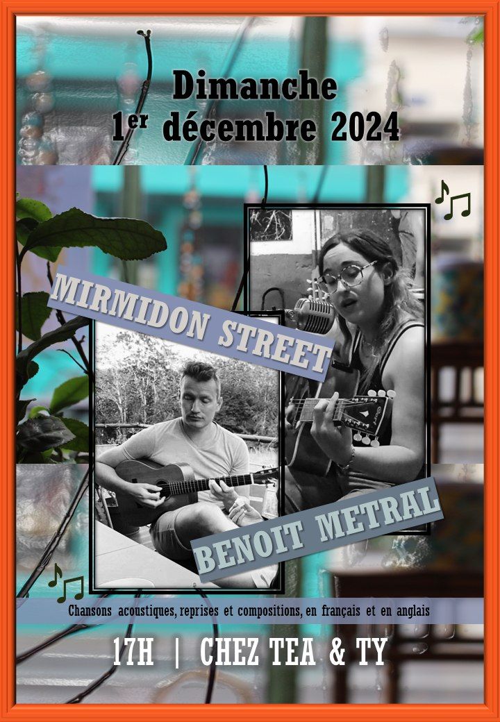 Concert Beno\u00eet Metral \/ Mirmidon Street chez TEA & TY Paris