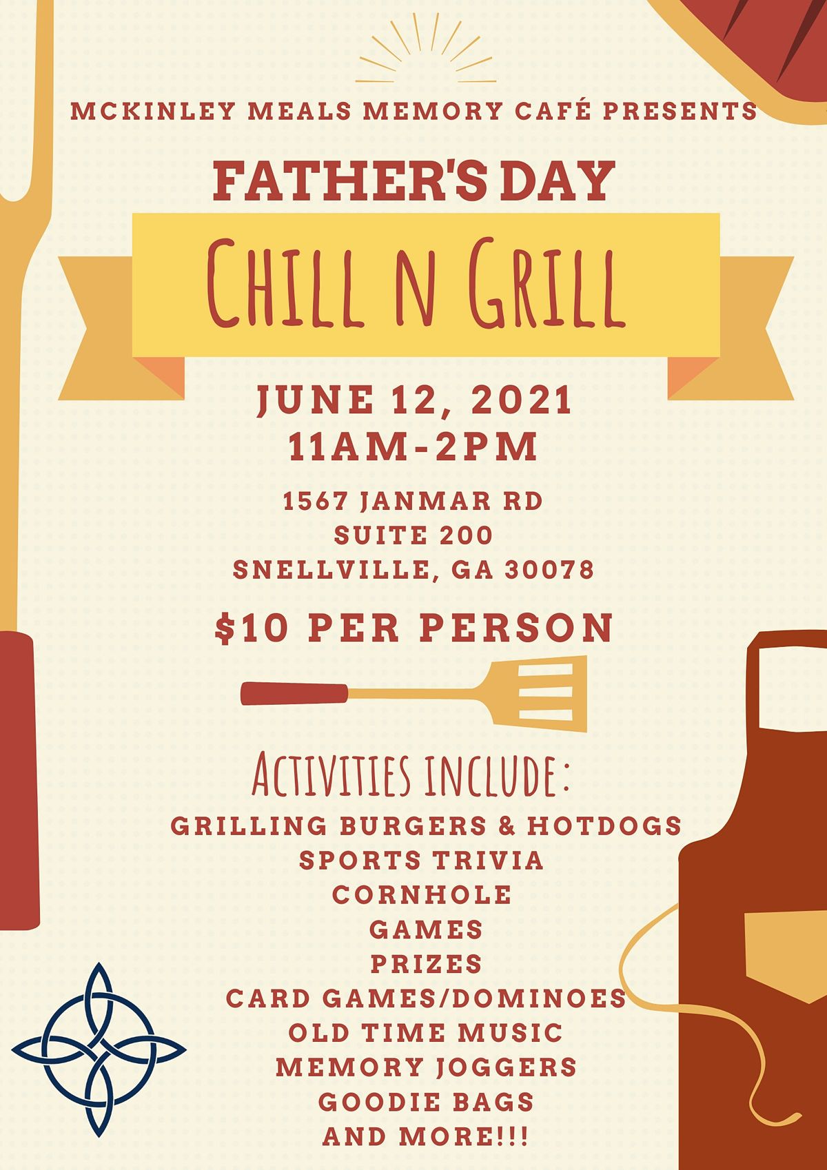 Fathers Day Chill N Grill Mckinley Community Care Center Snellville 12 June 2021