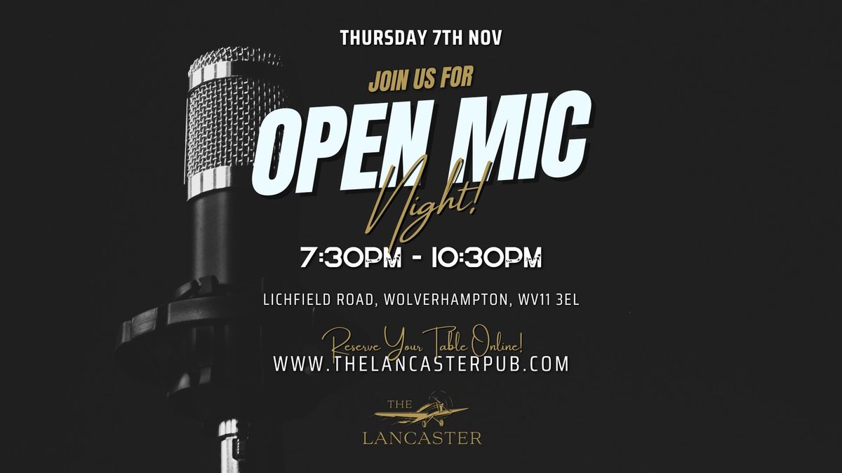 Open Mic Night with Megan Tia!