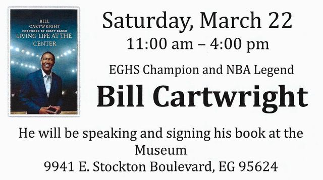 Bill Cartwright Book Signng