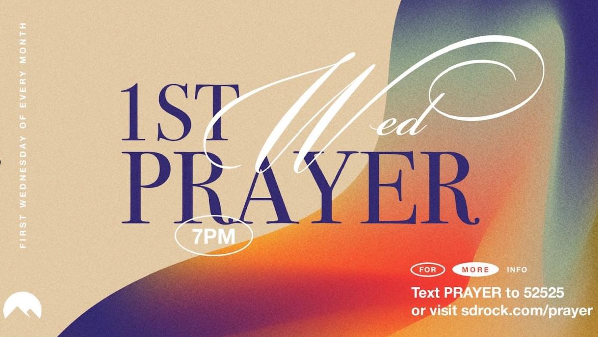 1st WEDNESDAY PRAYER (every month)