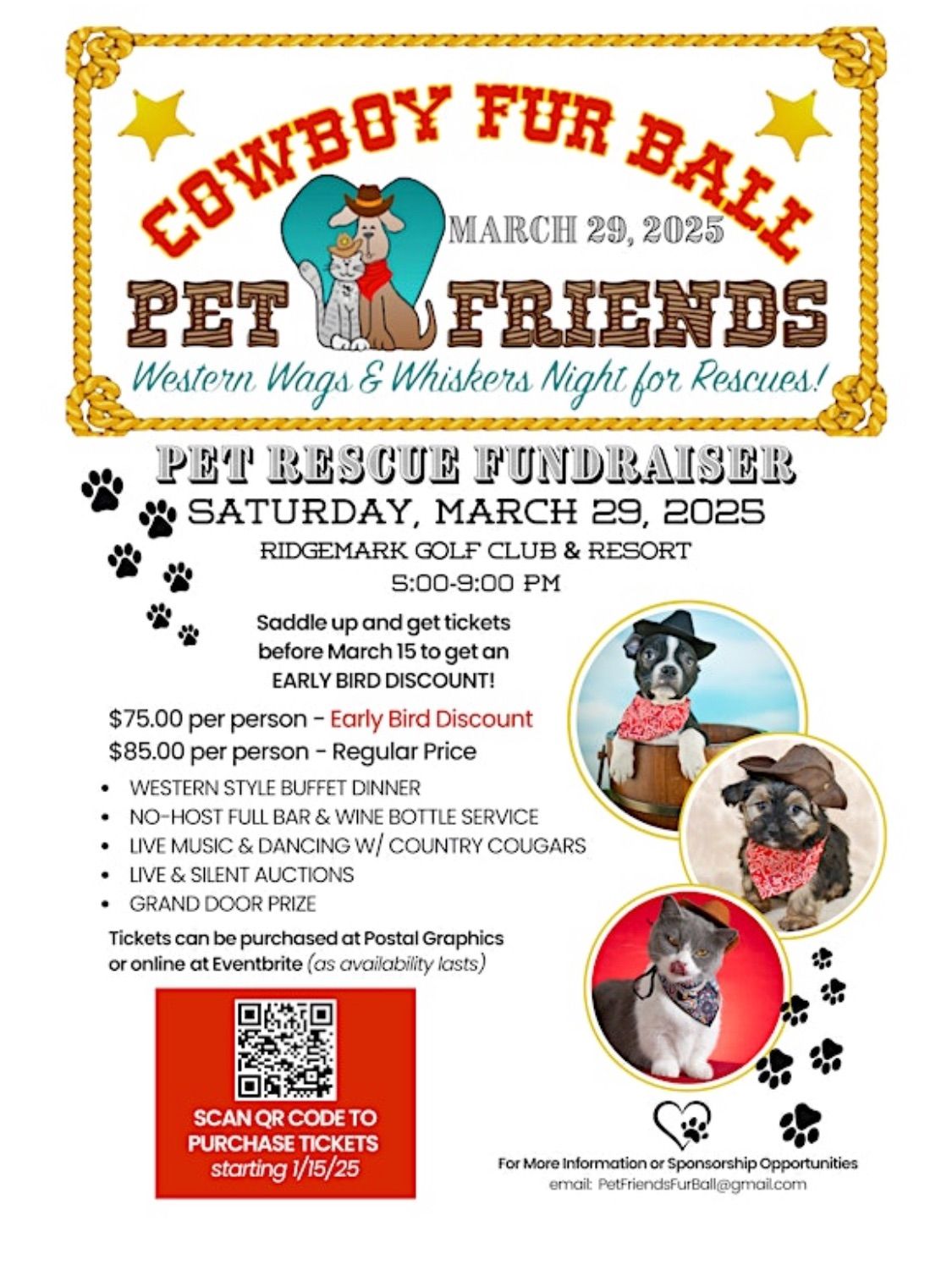 Pet Friends Cowboy Fur Ball 2025