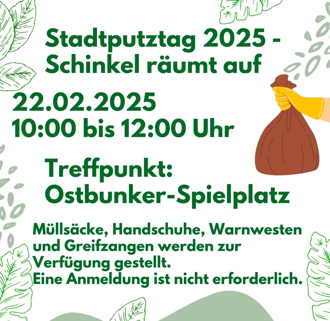 Stadtputztag 2025 - Schinkel r\u00e4umt auf 